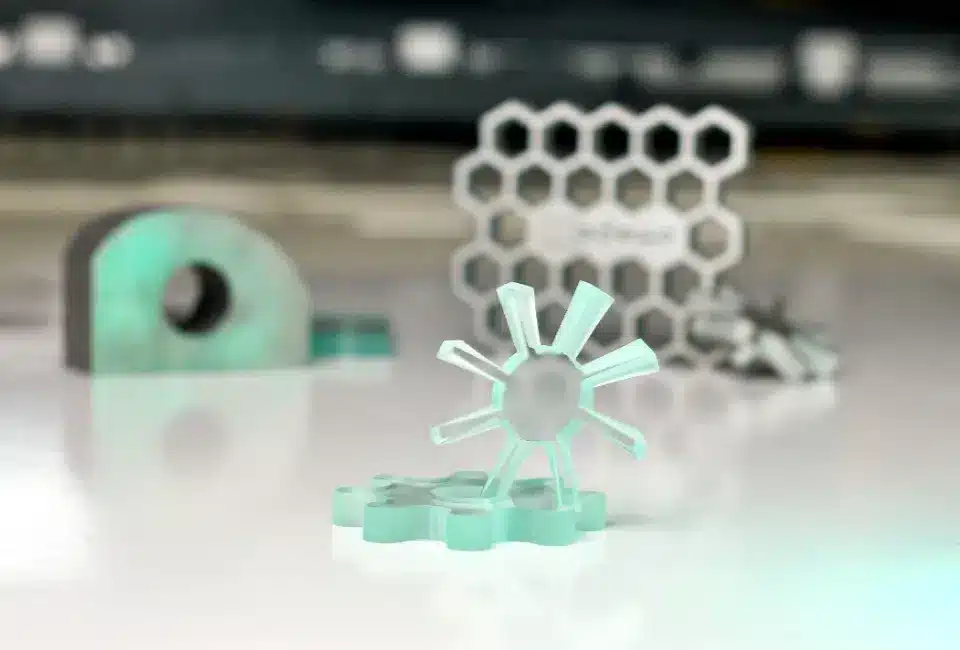 海德水刀 glass 切割 sample display